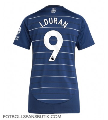 Aston Villa Jhon Duran #9 Replika Tredje Tröja Damer 2024-25 Kortärmad